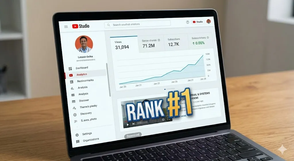 YouTube Analytics Growth Graph